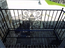 custom wrought iron balcony