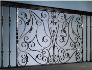 Finelli architectural iron and stairs custom forged panel design in gates mills ohio