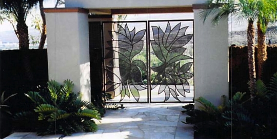tropical style gate