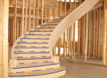 home remodel wood staircase