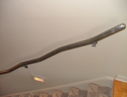 Finelli architectural iron and stairs custom elegant wall railing in columbus ohio