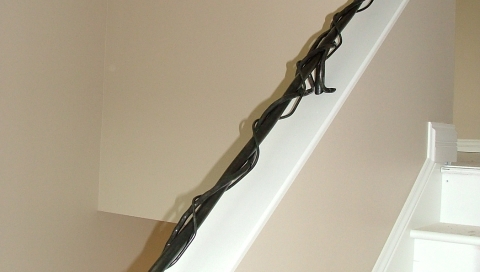 Finelli architectural iron and stairs custom unique vine style railing hand forged westlake ohio