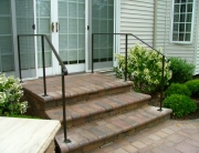 finelli iron custom handmade wrought iron front patio iron staircase railing in shaker ohio