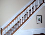wood staircase remodel