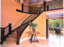 iron stair case remodel