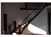 iron stair case remodel
