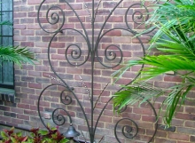 finelli iron works custom scrollwork wall shrub decor in columbus ohio
