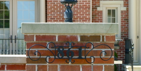 finelli iron works custom handmade address design sign in columbus ohio