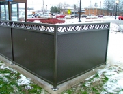 finelli architectural iron and stairs custom commercial security fence in avon lake ohio