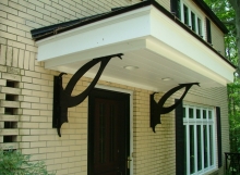 Finelli Architectural Iron and Stairs custom wrought iron bracket in shaker heights ohio