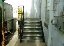 finelli ironworks custom handmade structural steel commercial staircase in toledo ohio