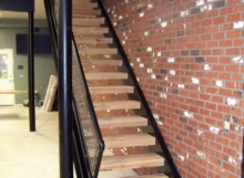 finelli custom garage staircase