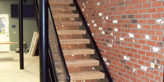 finelli custom garage staircase