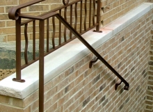 finelli architectural iron and stairs custom exterior basement railing in hunting valley ohio