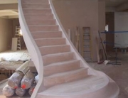 custom handmade woodwork staircase