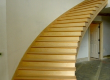 finelli architectural iron and stairs handmade custom wood staircase in chagrin falls ohio