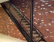 finelli ironworks custom custom hand forged wrought iron and wood staircase system in columbus ohio