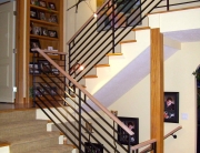 fanelli custom ironworks retrofit modern staircase