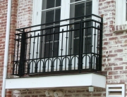 Finelli architectural iron and stairs custom traditional style iron balcony in chagrin falls ohio