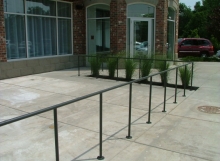 Finelli Ironworks Custom iron frame rail fence handmade in cleveland ohio