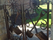 Finelli Architectural Iron and stairs custom unique garden gate handmade in cleveland ohio