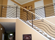 Finelli Architectural Iron and Stairs custom staircase remodel in north east ohio