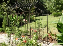 finelli iron works custom handmade quality wrought iron garden arbor