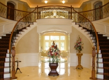 finelli architectural iron and stairs custom handmade decorative wrought iron entry staircase and balcony railing quality made in cleveland ohio