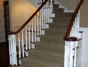 finelli architectural iron and stairs custom wood spindles and staircase system remodel in ohio