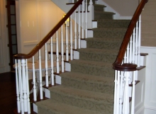 finelli architectural iron and stairs custom wood spindles and staircase system remodel in ohio