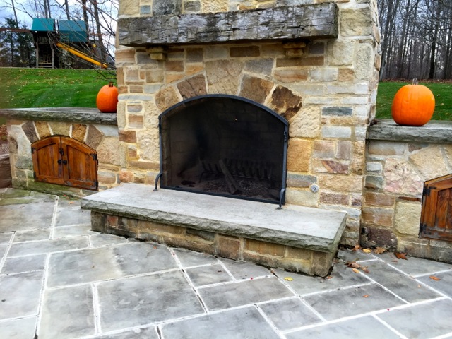 Simple Outdoor Fireplace Screen, Outdoor Fireplace Screens With Doors
