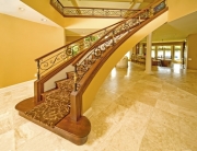 finelli iron custom luxury high end custom iron staircase wood and iron in cleveland ohio