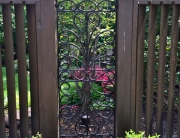 finelli iron luxury high end custom hand forged iron garden gate unique design in avon lake ohio