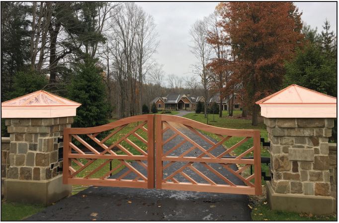Driveway Gates Finelli Ironworks, Farm Style Driveway Gates