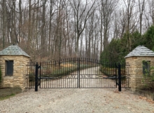 steel driveway gates
